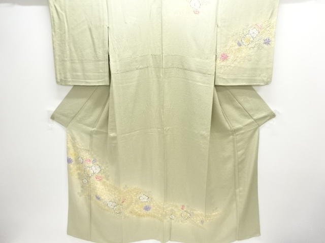 Tsujigahana single-layered visiting gown